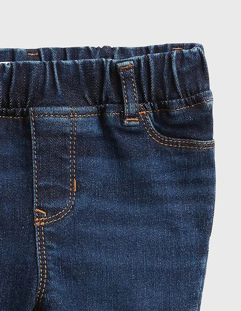 Jeans skinny lavado stone wash corte ajustado para beb