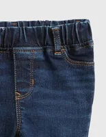 Jeans skinny lavado stone wash corte ajustado para bebé