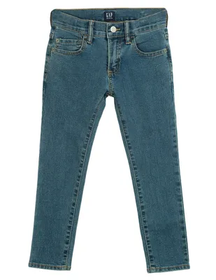 Jeans skinny lavado stone wash corte ajustado para niño