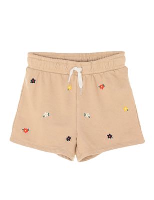 Short para niña con bordado