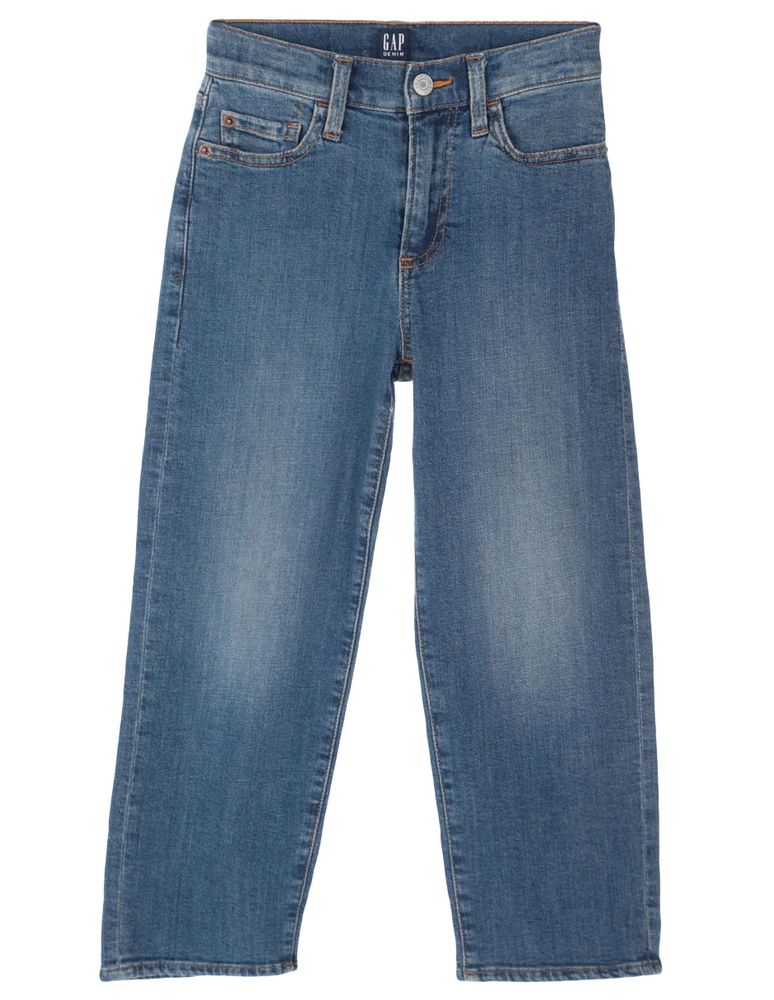 Jeans regular lavado obscuro para niño