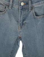 Jeans regular lavado claro para niño