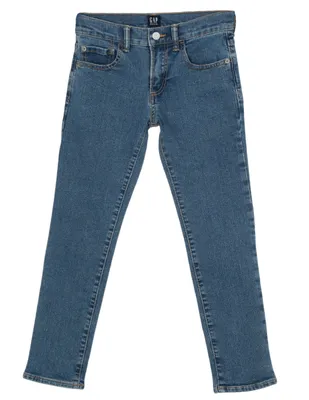 Jeans skinny lavado obscuro para niño