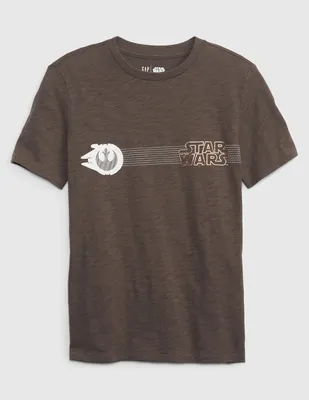 Playera estampado Star Wars manga corta para niño