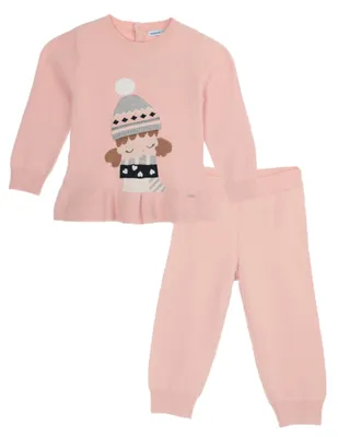 Conjunto pants sudadera regular Mayoral con elástico para niña