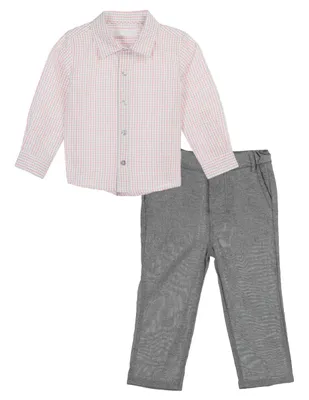 Conjunto pantalón casual Morisketa de algodón para bebé niño 2 piezas