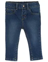 Jeans regular 365 Essential denim corte relajado para bebé niña