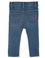 Jeans regular 365 Essential denim corte recto para bebé niña