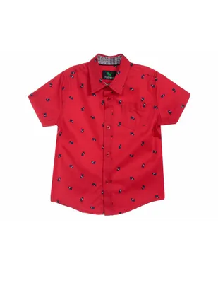 Camisa casual Ferrioni manga corta para bebé niño