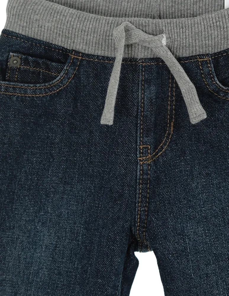 Jeans slim The Children's Place lavado obscuro para niño