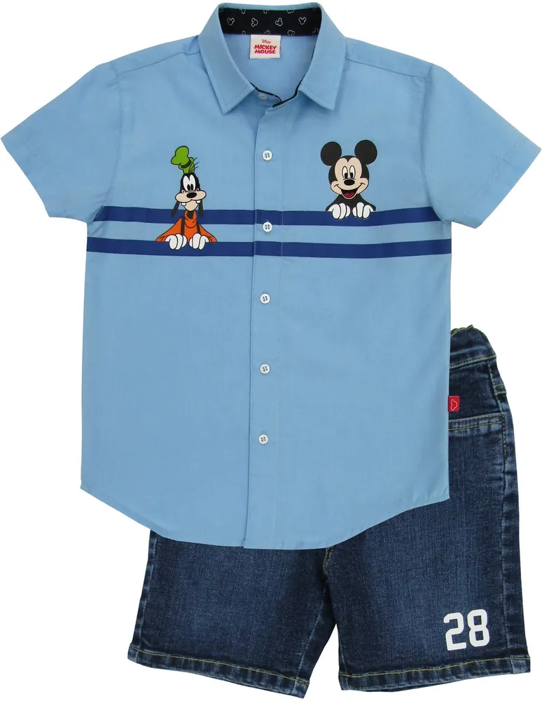 Conjunto Mickey algodón para niño