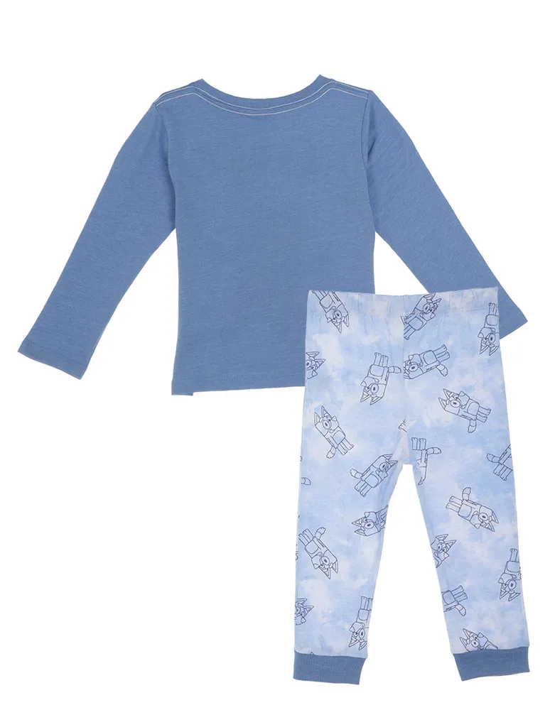 BLUEY Conjunto de pijama largo para niños
