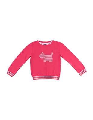 Suéter Ferrioni estampado logo para bebé niña