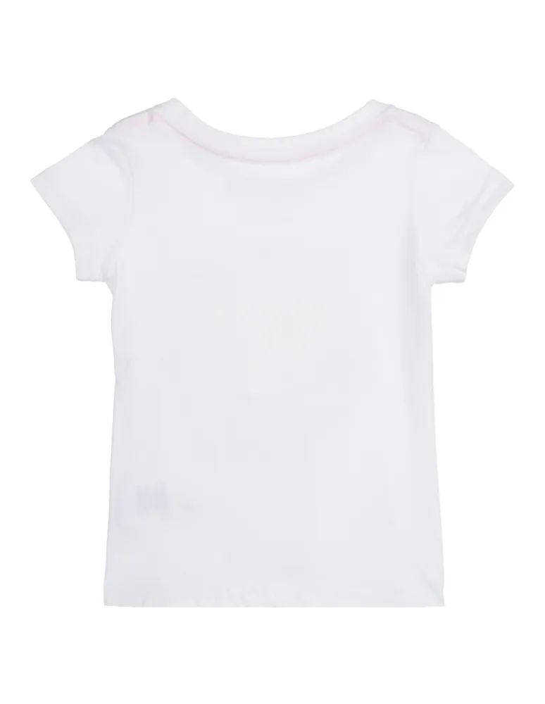 Playera 365 Essential manga corta para bebé niña