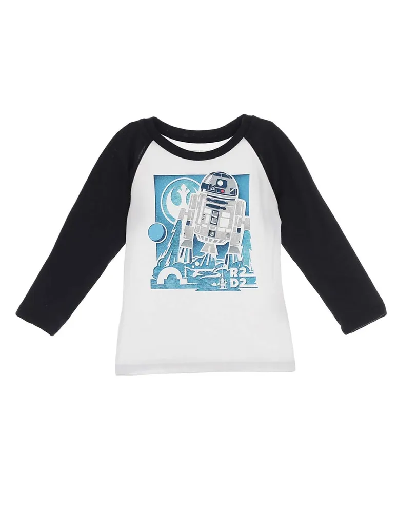 Playera Star Wars manga larga para niño