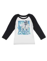 Playera Star Wars manga larga para niño