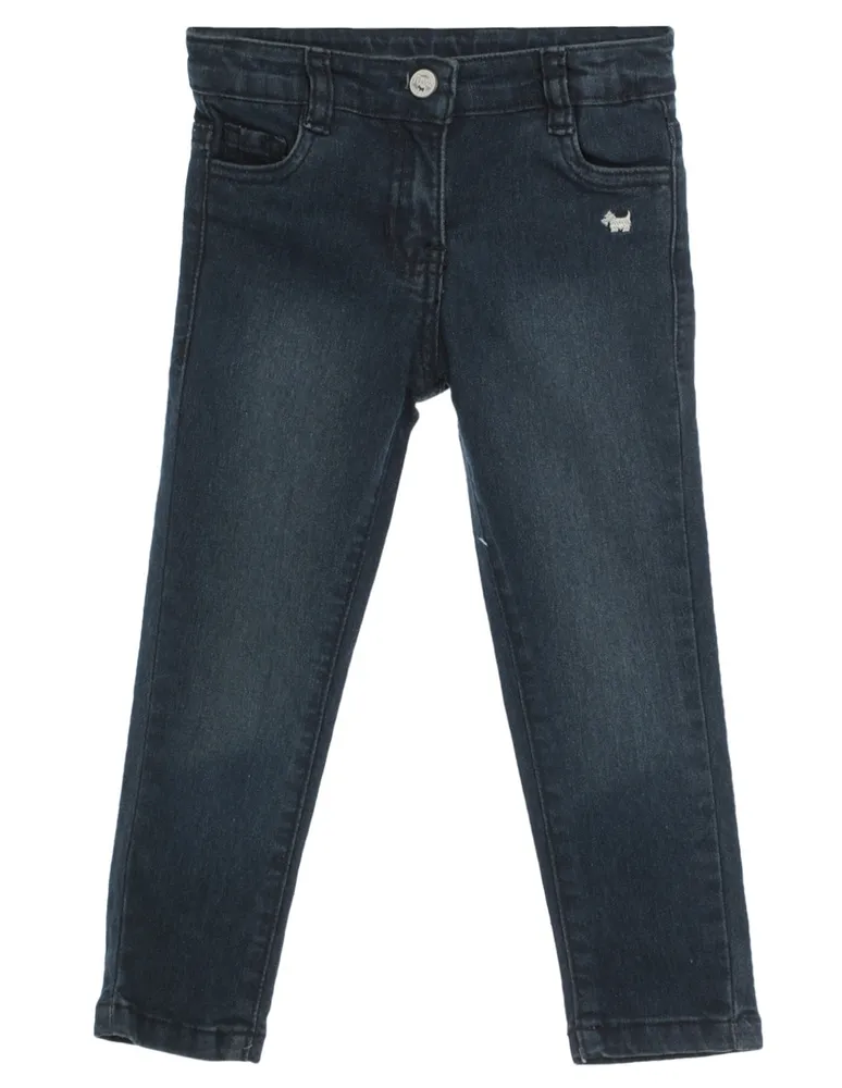 Jeans slim Ferrioni lavado obscuro para niña