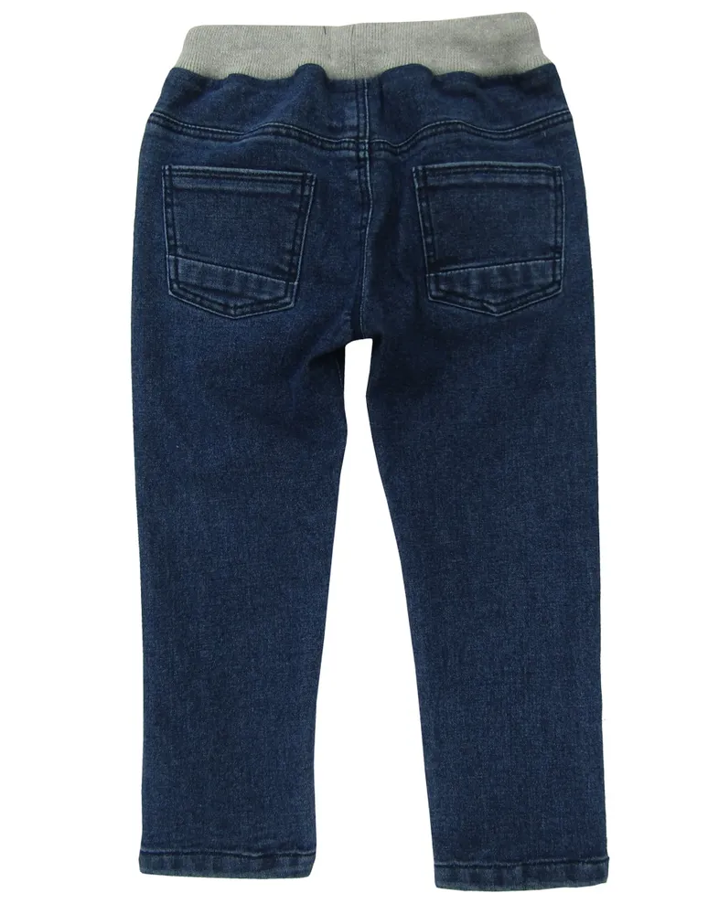 Jeans slim Ouragan lavado deslavado para niño