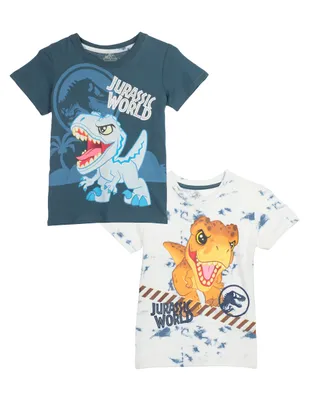 Set de playera Jurassic World manga corta para niño