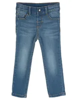 Jeans ajustado 365 Essential stone wash corte skinny para niña