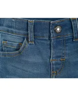 Jeans ajustado 365 Essential stone wash corte skinny para niña