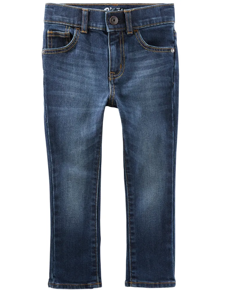 Jeans skinny Oshkosh lavado stone wash corte ajustado para niño