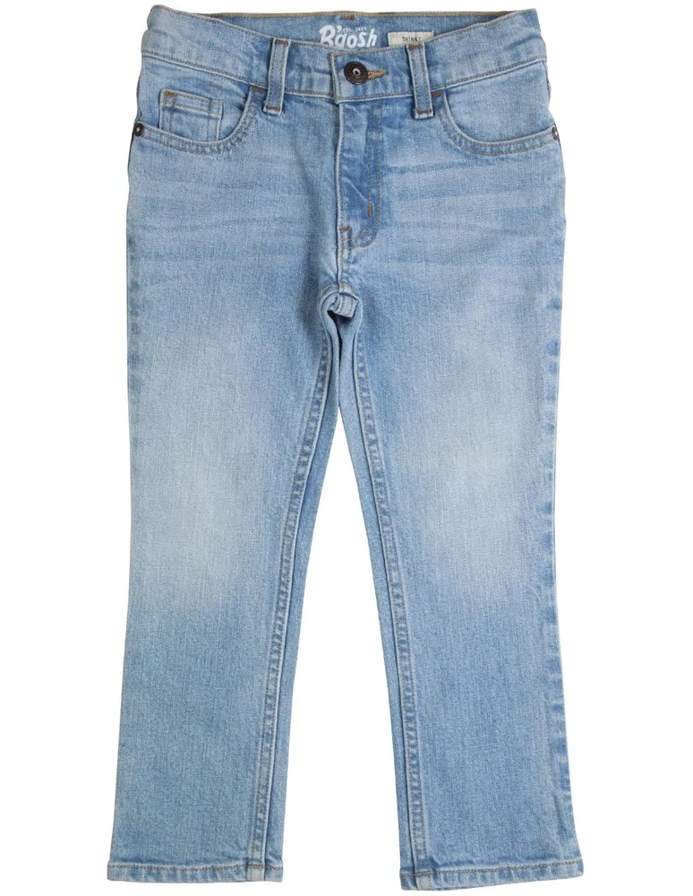 Jeans skinny Oshkosh lavado claro corte ajustado para niño