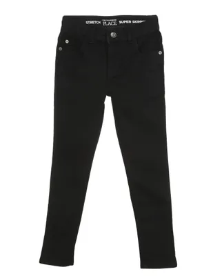 Jeans skinny The Children's Place obscuro corte slim fit para niño