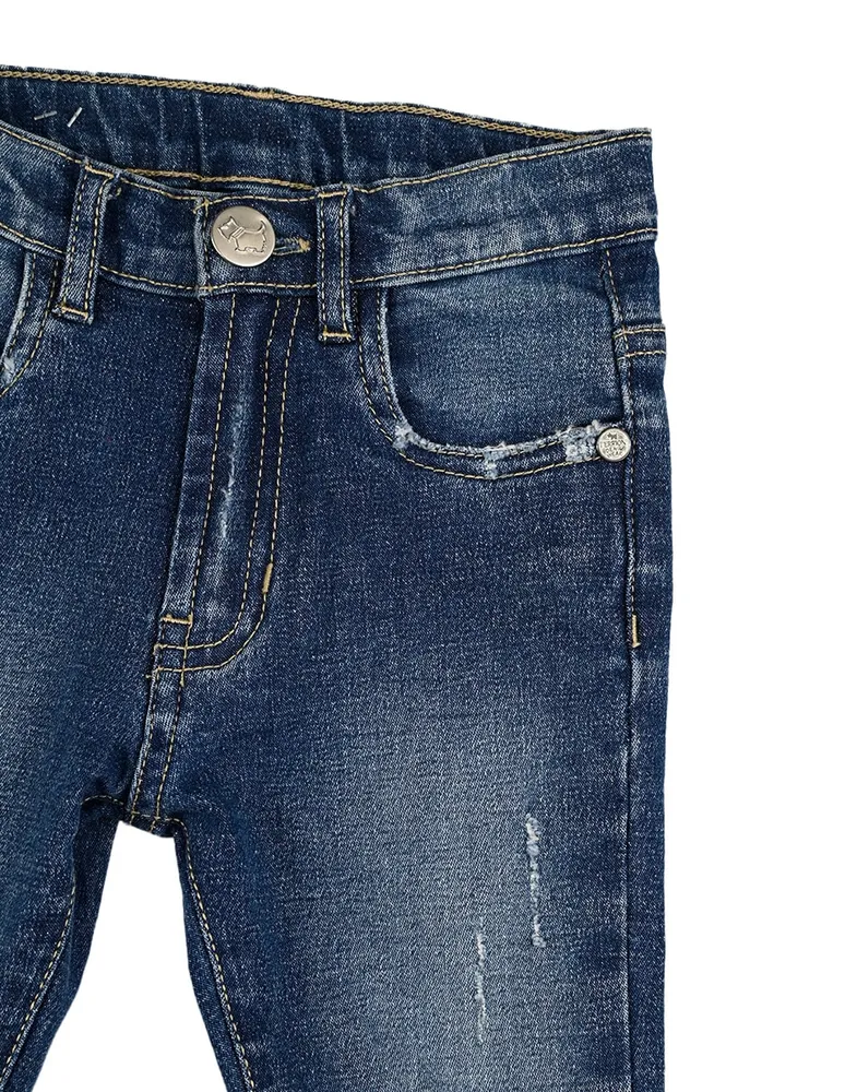 Jeans Ferrioni lavado deslavado para niño