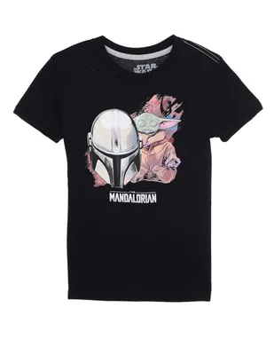 Playera Mandalorian Star Wars manga corta niño