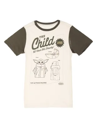 Playera Mandalorian manga corta para niño