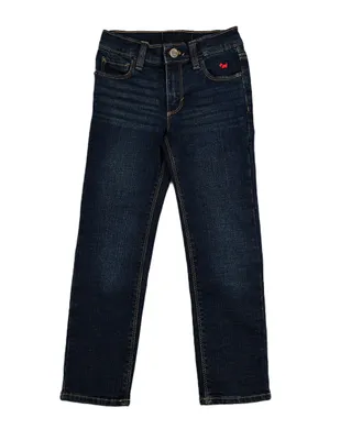 Jeans straight Ferrioni m22865 lavado deslavado para niño
