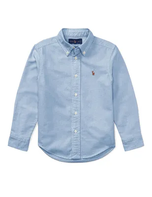 Camisa lisa Polo Ralph Lauren de algodón para niño