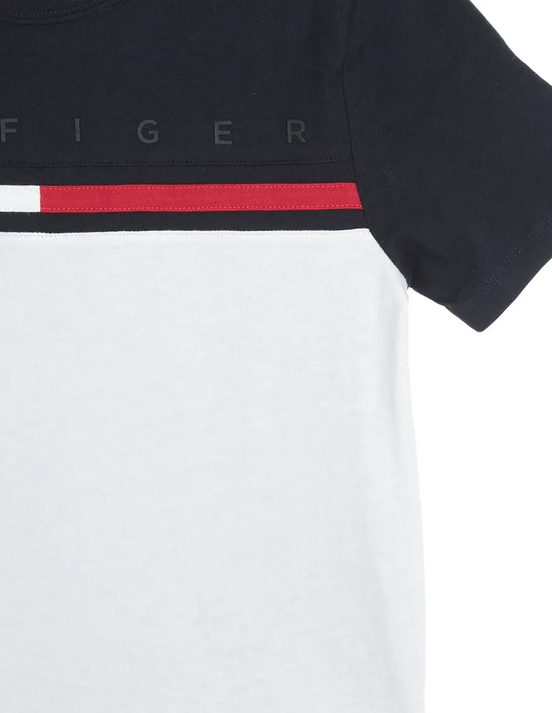 Playera lisa Tommy Hilfiger algodón para niño