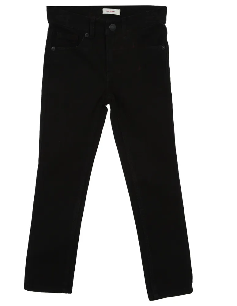 Jeans skinny Levi's 510 lavado obscuro corte cintura para niño