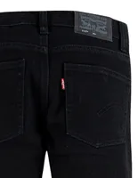 Jeans skinny Levi's 510 lavado obscuro corte cintura para niño