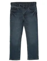 Jeans slim Levi's 511 lavado stone wash corte ajustado para niño