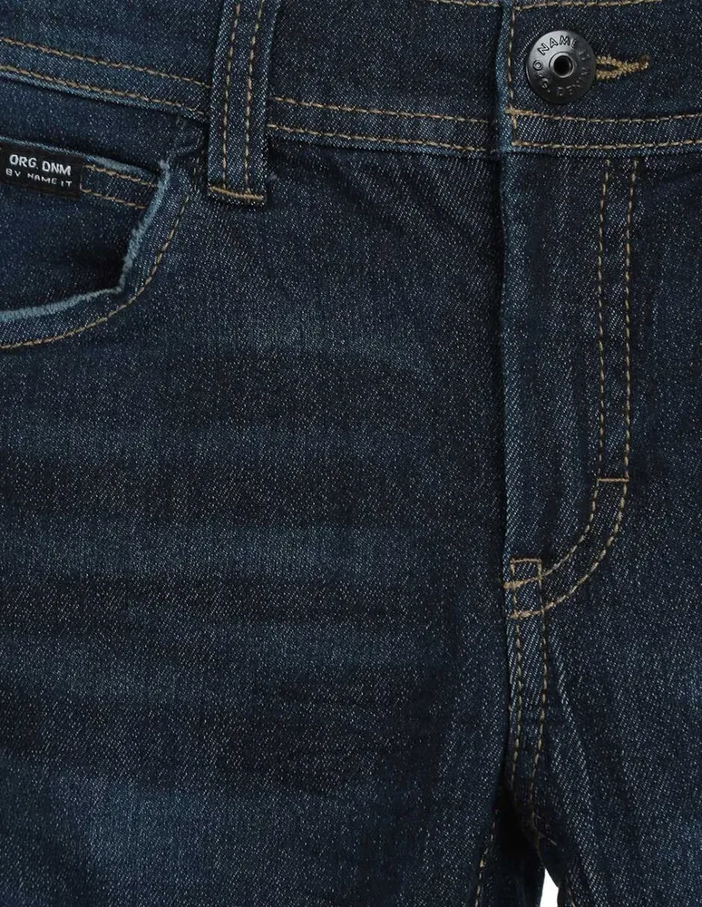 Jeans regular Name It lavado obscuro para niño