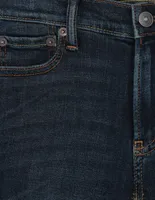 Jeans regular Abercrombie lavado obscuro para niño