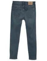 Jeans regular Abercrombie 'lavado claro corte ajustado para niño