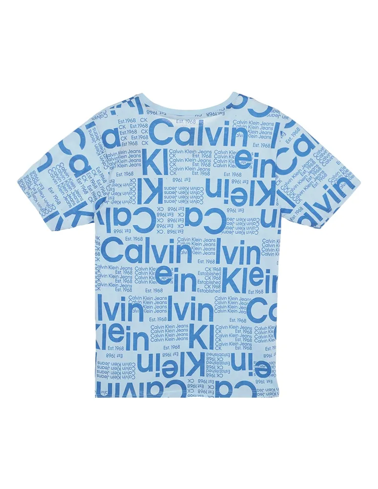 Playera Calvin Klein manga corta para niño