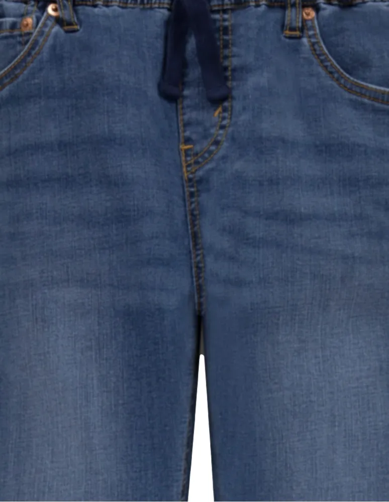 Jeans regular Levi's lavado obscuro para niño