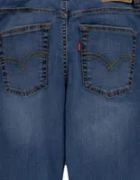 Jeans regular Levi's lavado obscuro para niño