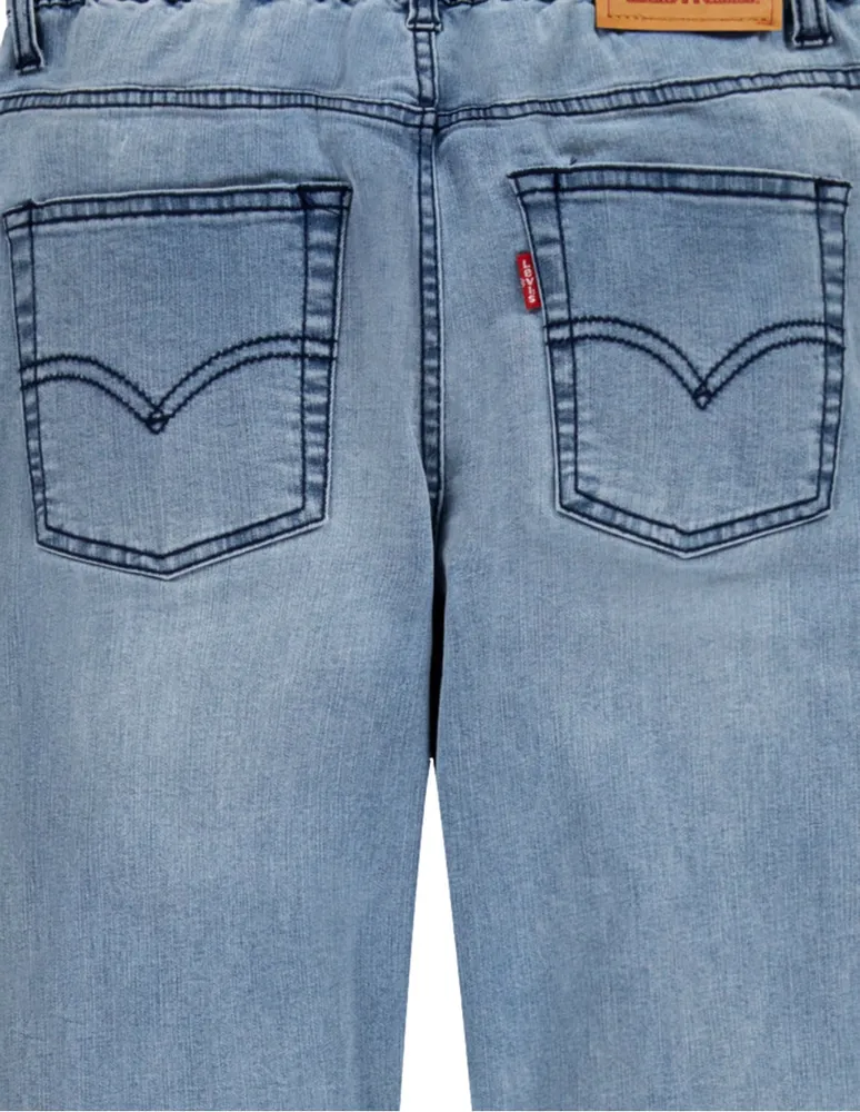 Jeans regular Levi's lavado claro para niño