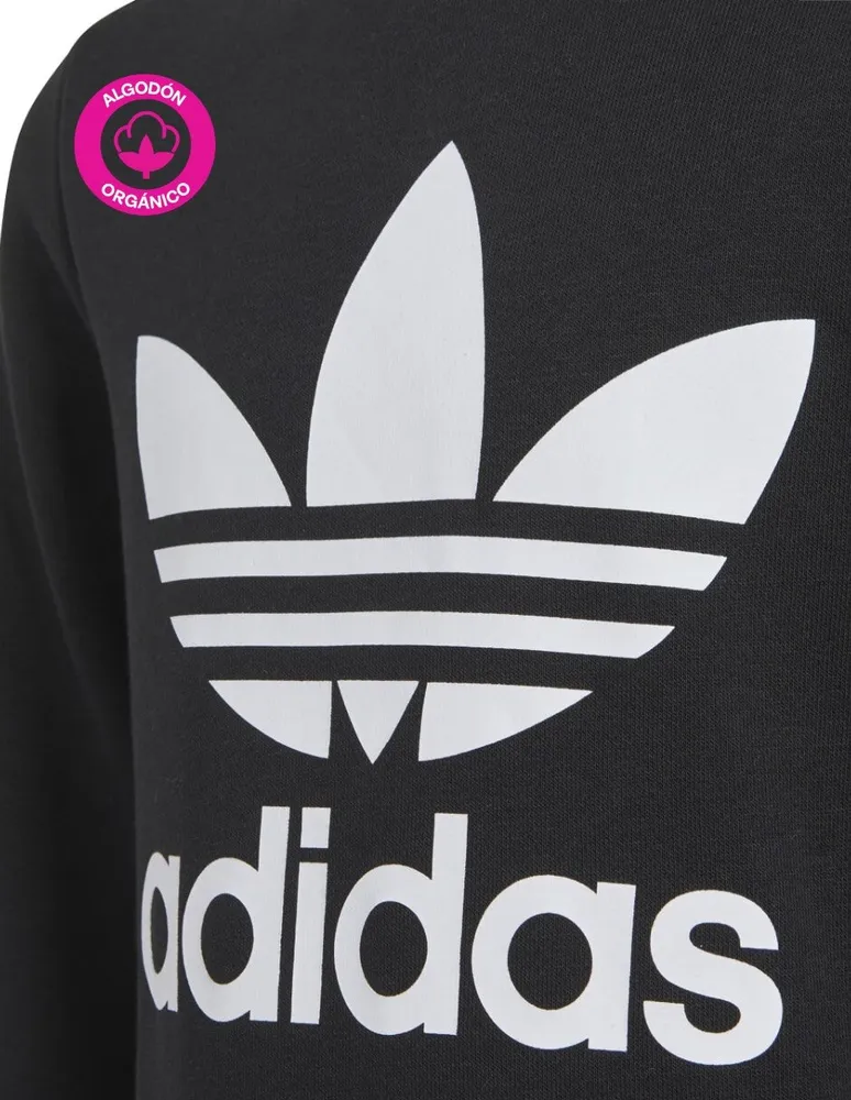 Conjunto pants regular ADIDAS con elástico para niña