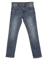 Jeans slim Guess lavado desgastado para niño