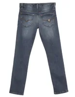 Jeans slim Guess lavado desgastado para niño