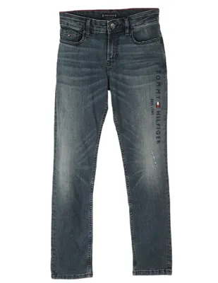 Jeans straight Tommy Hilfiger lavado desgastado para niño