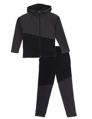 Conjunto pants regular Blackfit con elástico para niño
