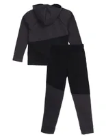 Conjunto pants regular Blackfit con elástico para niño